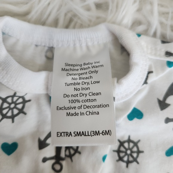 2-PK SLEEPING BABY Zipadee-Zip Sleeping Sack Cotton 3M-6M Extra Small Arrows NEW - Picture 15 of 16